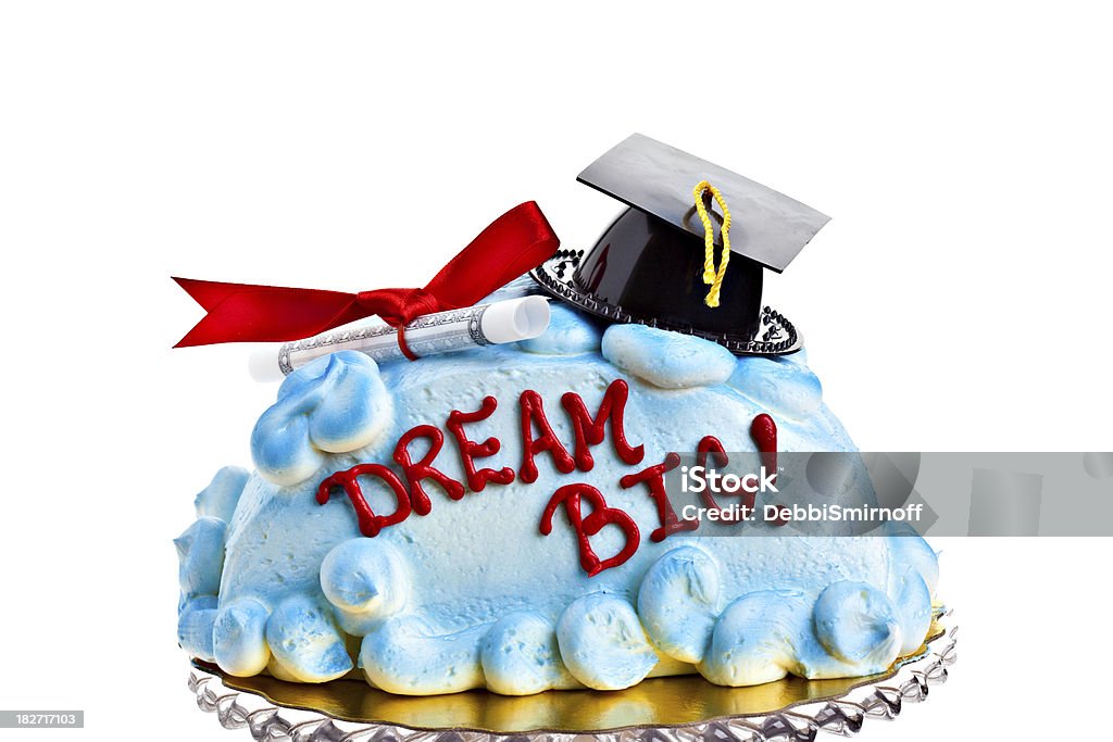 Gâteau de remise des diplômes - Photo de Pâtisserie libre de droits