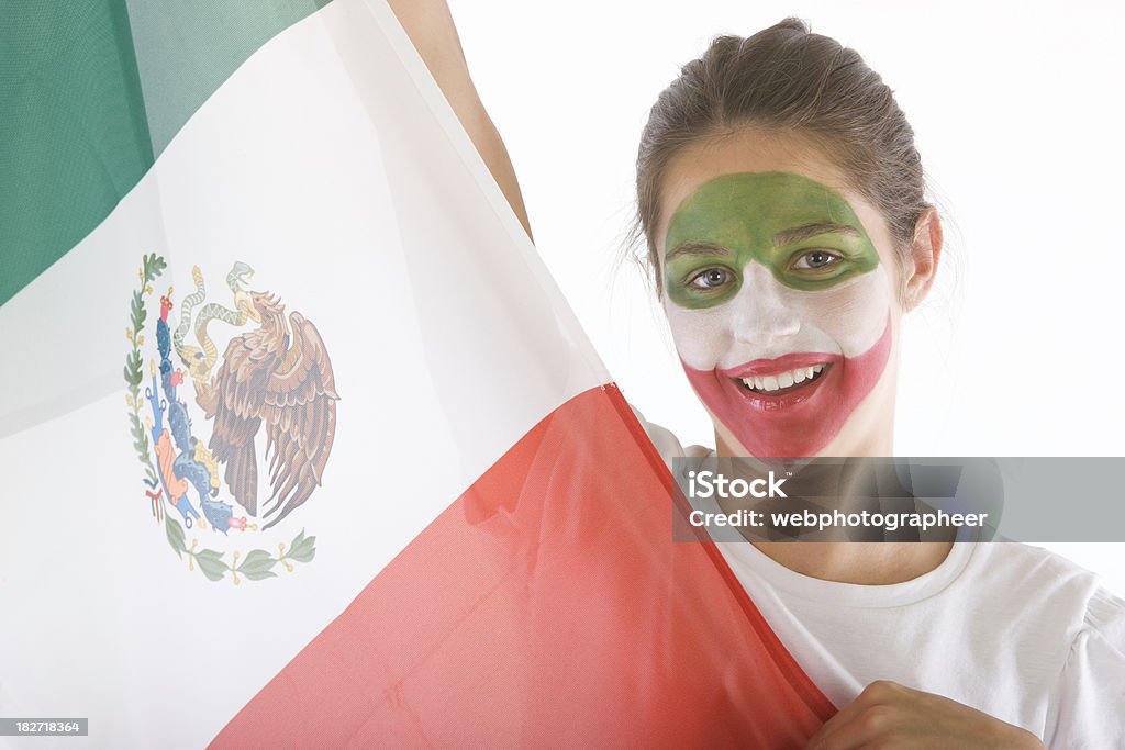 Feliz México ventilador - Foto de stock de 20 a 29 años libre de derechos