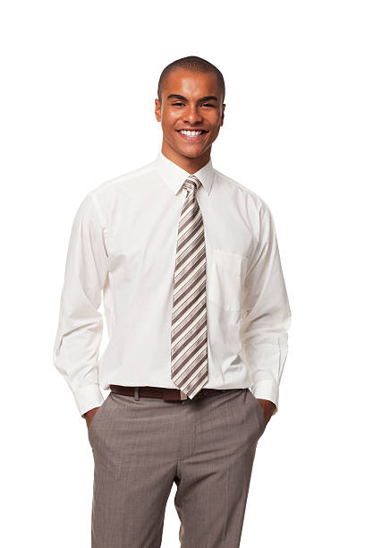 istock Young Businessman With Hands in Pockets. Isolated. 182718577