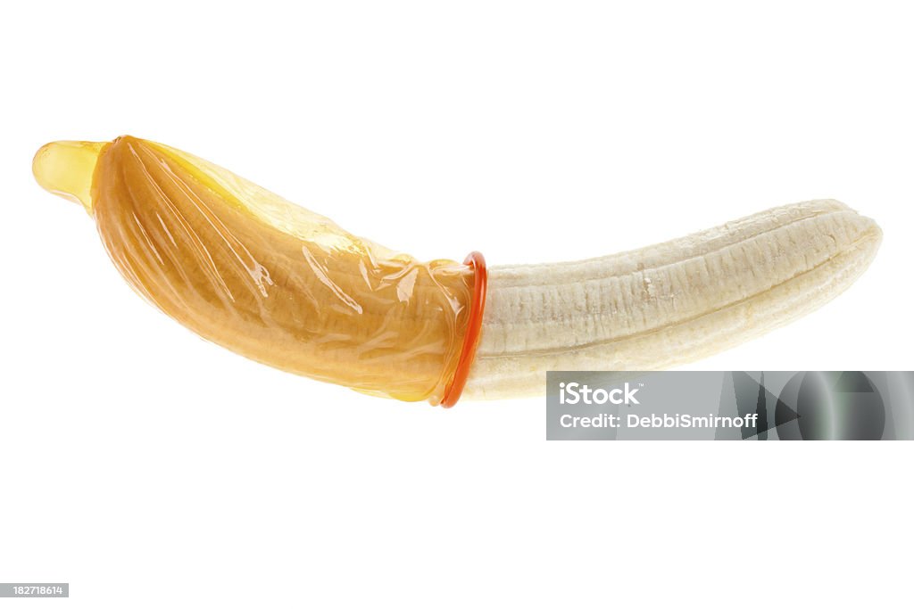 Sicurezza di Banana - Foto stock royalty-free di Arancione