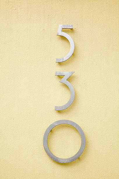 istock Number 530 on Wall, Vertical, Art Deco 182718904