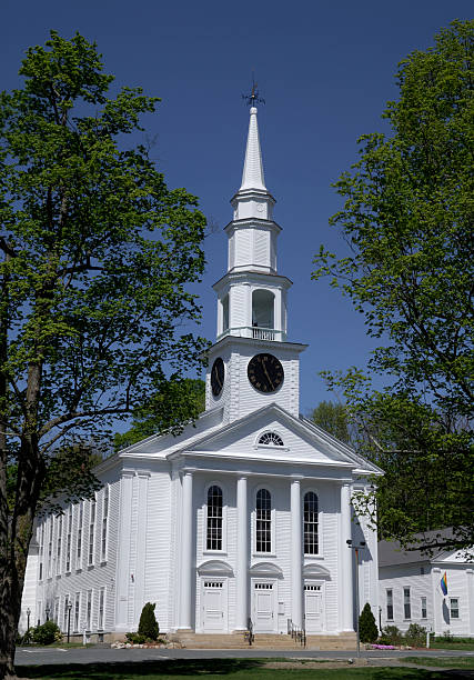 istock Rural New England Church 182719294