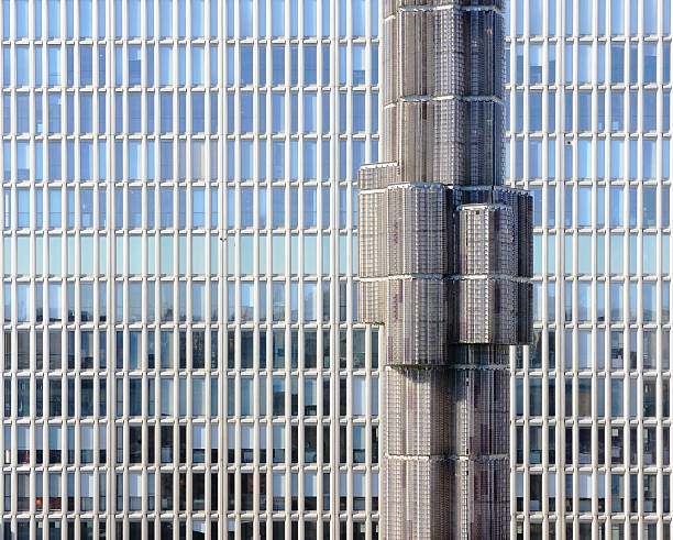 Glass and steel monument Central, Stockholm, Sweden. stockholm town square sergels torg sweden stock pictures, royalty-free photos & images