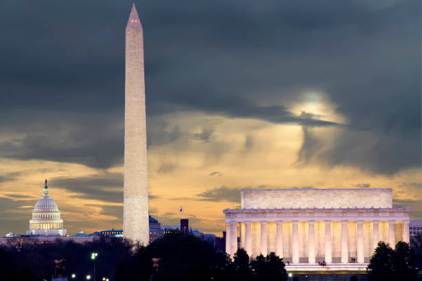 istock Lincoln Memorial, Monument and Capitol Building 1827203518