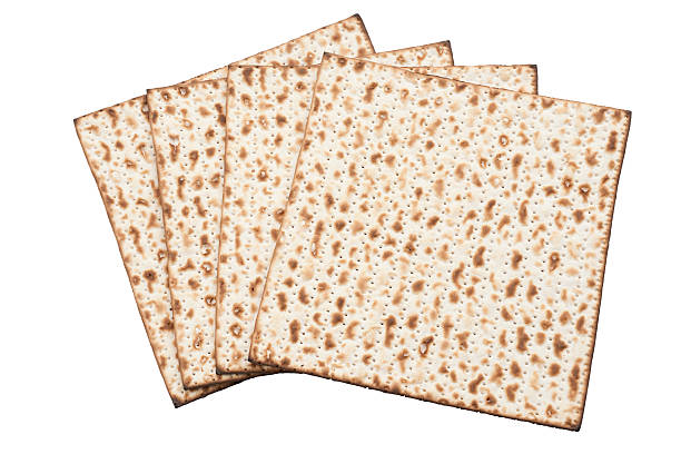 Jewish Celebration "Matzo stack, Passover celebration." matzo stock pictures, royalty-free photos & images