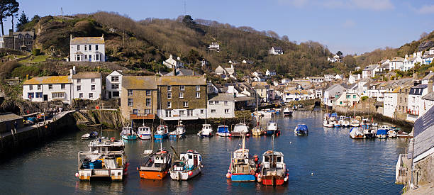 istock Polperro Fishing Village in Cornwall UK 182721059