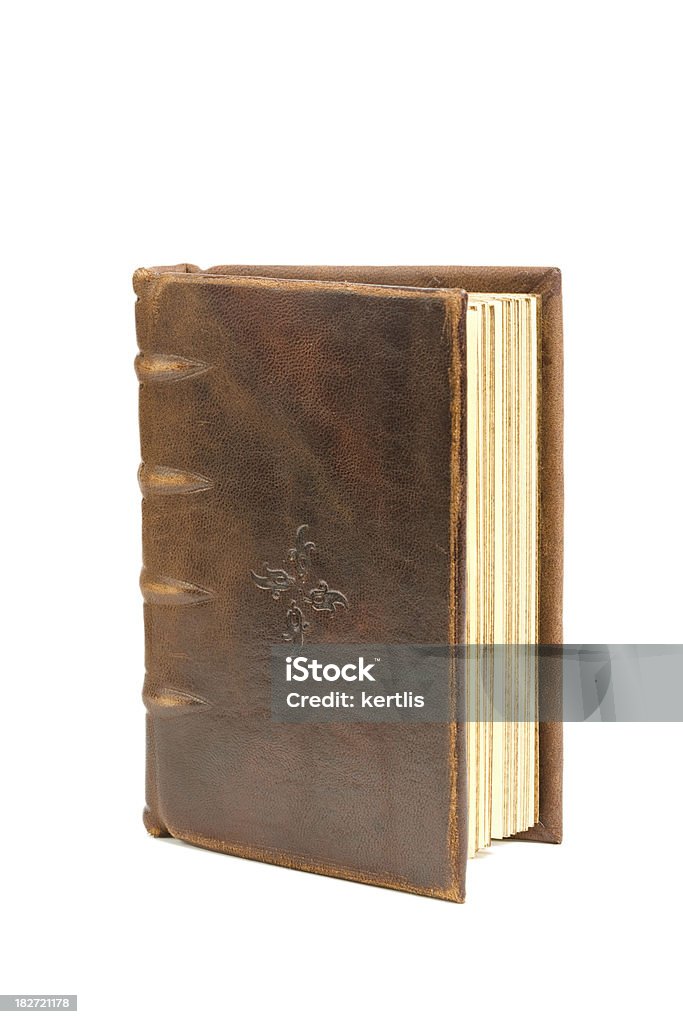 Marrón antiguo libro - Foto de stock de Libro viejo libre de derechos