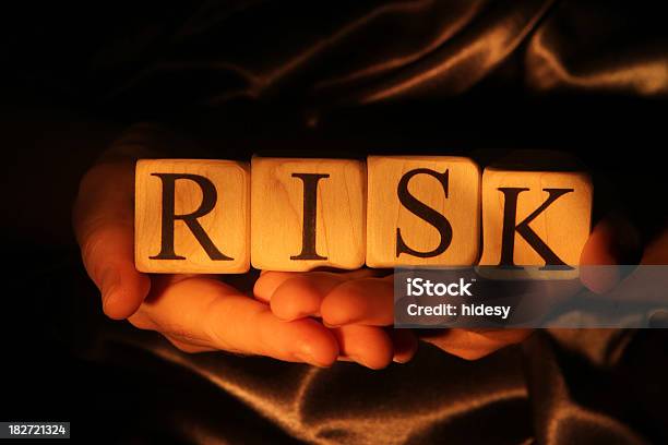 Building Blocks Risk Stock Photo - Download Image Now - Alphabet, Block Shape, Capital Letter