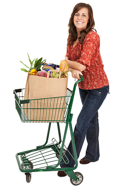 istock Grocery Shopping Woman 182722282