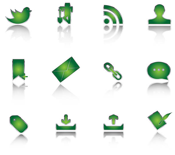 A set of cute plump basic business web icons Cute balloon inflated pink