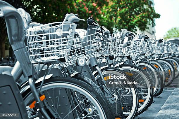 City Bikes Stock Photo - Download Image Now - Bicycle, Bicycle Parking Station, Capital Cities