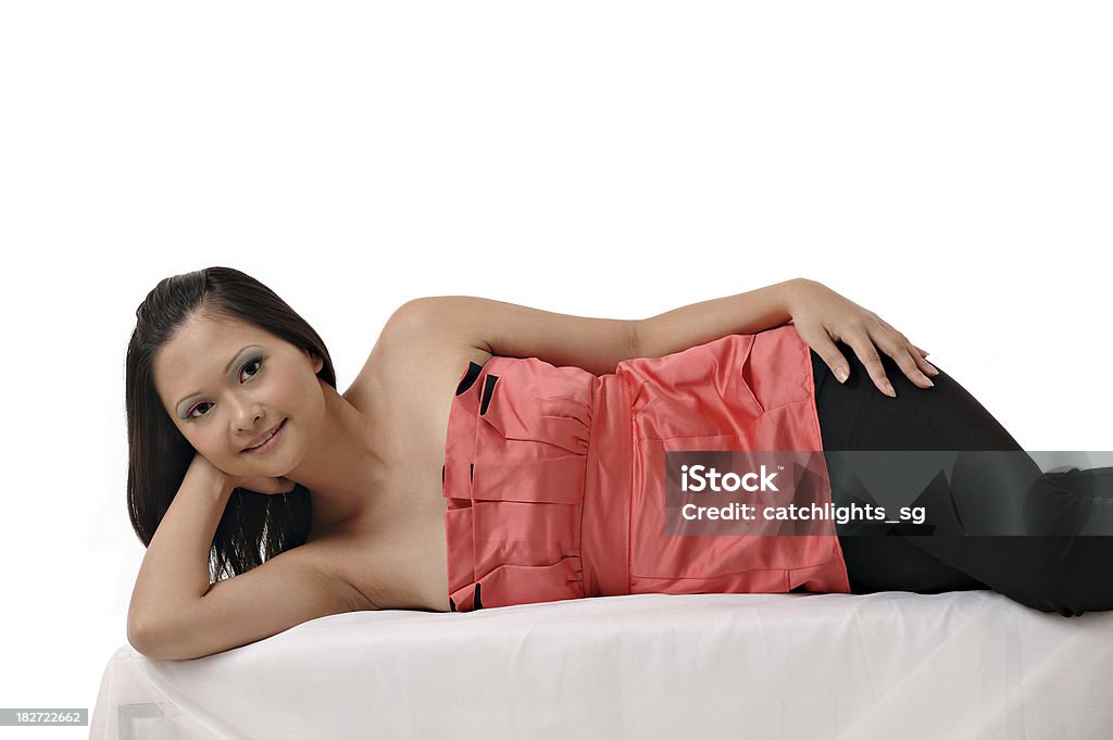 Cabelos longos Jovem mulher asiática, chinesa - Foto de stock de Adulto royalty-free