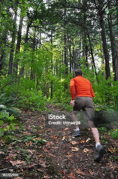 Trail Runner Stock Photo - Download Image Now - Oregon - US State, 20-29 Years, Active Lifestyle