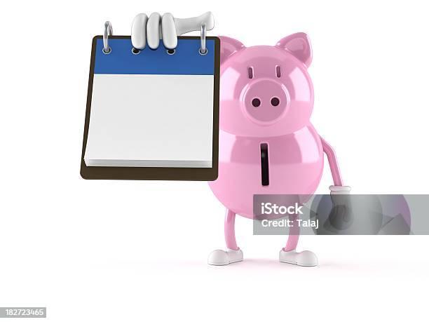 Piggybank - Fotografie stock e altre immagini di Affari - Affari, Attività bancaria, Bianco