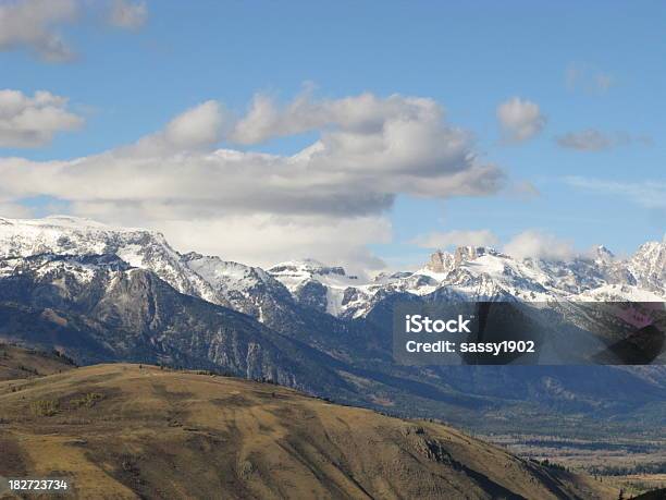 Grand Teton Mountains Wyoming Stock Photo - Download Image Now - Jackson Hole, Tourist Resort, Awe
