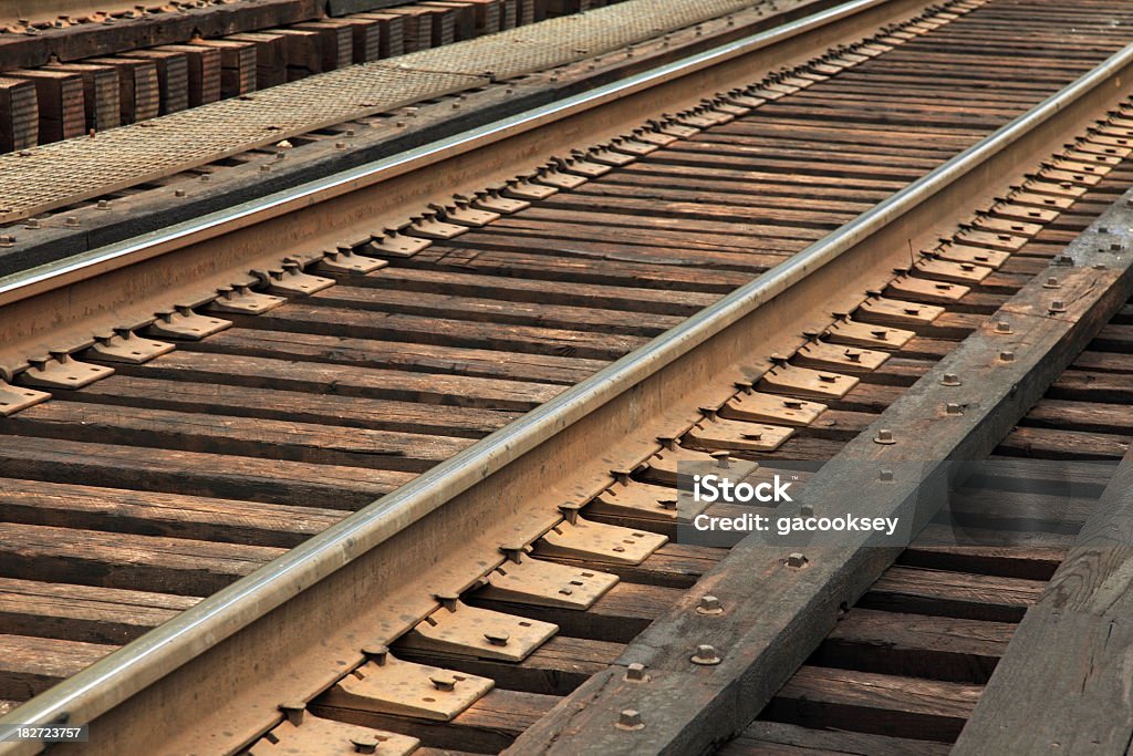 Железнодорожный путь - Стоковые фото Американская культура роялти-фри