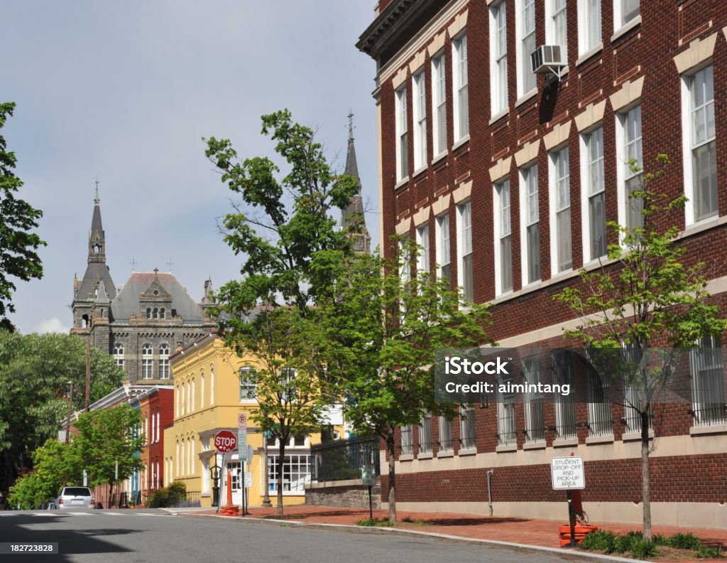 Edificios históricos en Georgetown - Foto de stock de Arquitectura libre de derechos