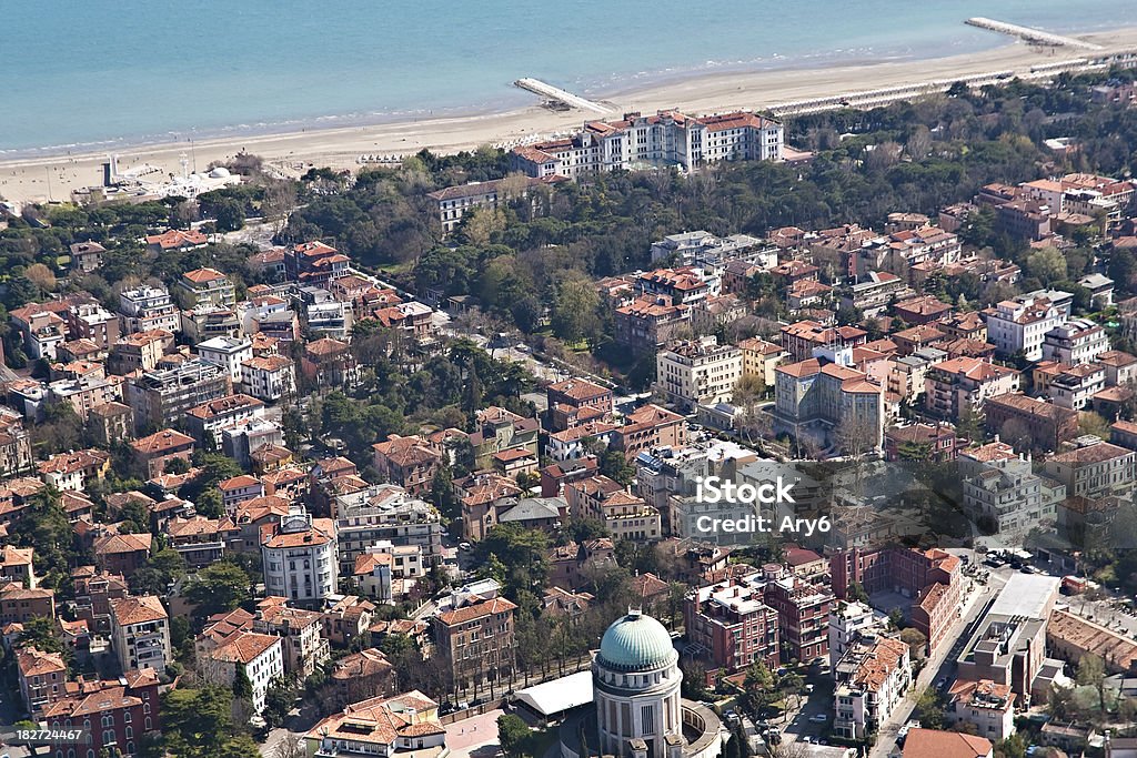 Veduta aerea di Venezia Lido di Venezia, Italia - Foto stock royalty-free di Ambientazione esterna