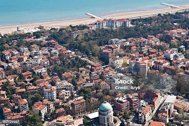 Veduta Aerea Di Venezia Lido Di Venezia Italia - Fotografie stock e altre immagini di Ambientazione esterna - Ambientazione esterna, Blu, Canal Grande - Venezia