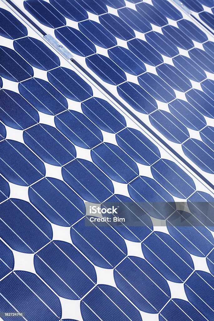 Sistema de painel Solar elétrico - Foto de stock de Apoio royalty-free