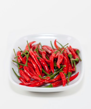 Fresh Red Chili Peppers.