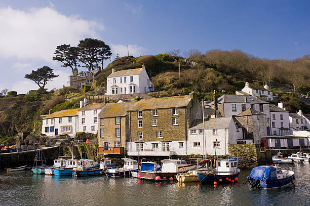 istock Polperro Fishing Village in Cornwall UK 182725005