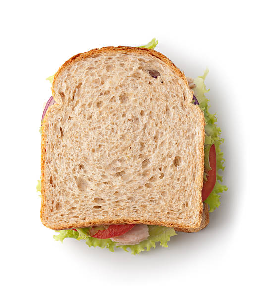 istock Delicious sandwich made with whole wheat bread 182725028
