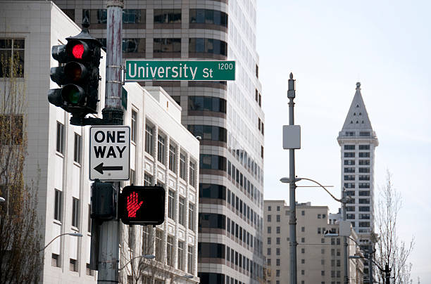istock One way street in Seattle 182725123