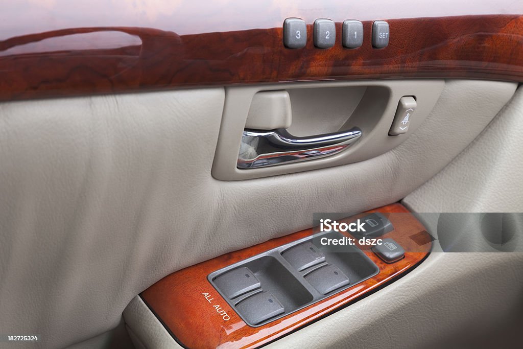 Window Seat Button Seat Memory And Window Button Control Panel In Luxury Car Stock Photo ...