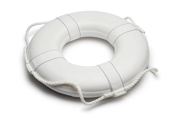 istock White lifepreserver isolated on a white background 182725345