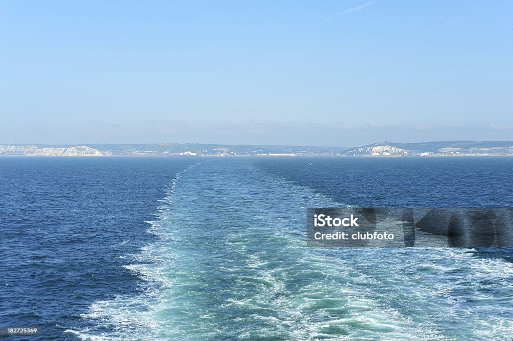 a solução de lavagem a partir de um ferry entre Dover, Reino Unido e Calais, França - Royalty-free Calais Foto de stock