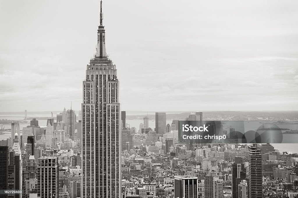 Nova York-vista aérea de Manhattan - Royalty-free Empire State Building Foto de stock