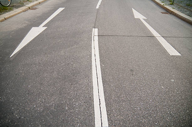 istock City Street with Arrows 182725485