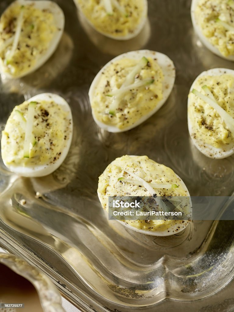 Devilled uova - Foto stock royalty-free di Alimentazione sana