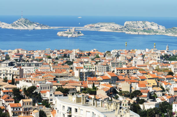 istock Marseille and view of Chateau d'If 182726522