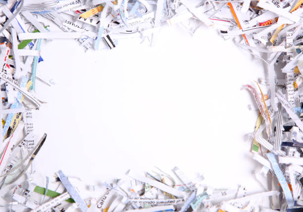 shredded paper studio shot of shredded paper shredded stock pictures, royalty-free photos & images