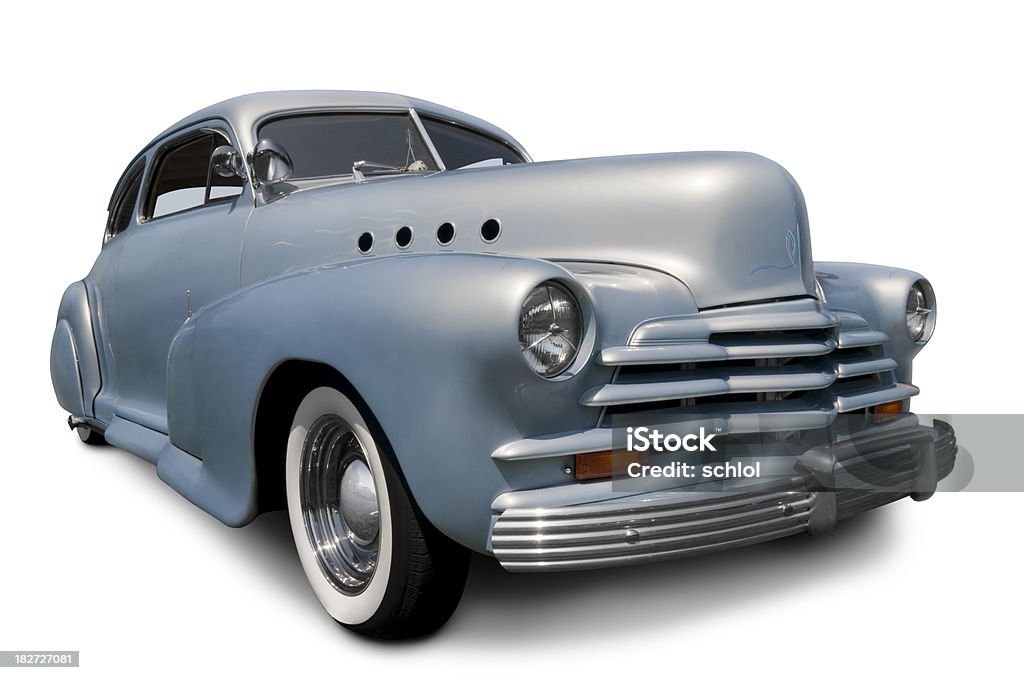 Late 1940's Automobile Late 1940's American Chevrolet Automobile. Clipping Path on Vehicle. Car Stock Photo