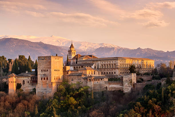 The Alhambra The Alhambra in Granada southern of Spain granada spain stock pictures, royalty-free photos & images