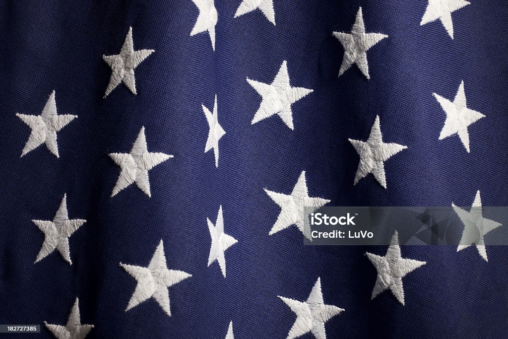 U.S.A.  Bandeira - Royalty-free Bandeira dos Estados Unidos da América Foto de stock