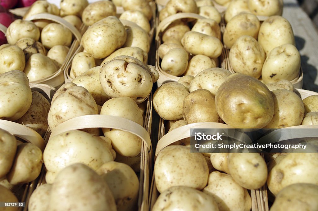 Frische Kartoffeln - Lizenzfrei Bauernmarkt Stock-Foto