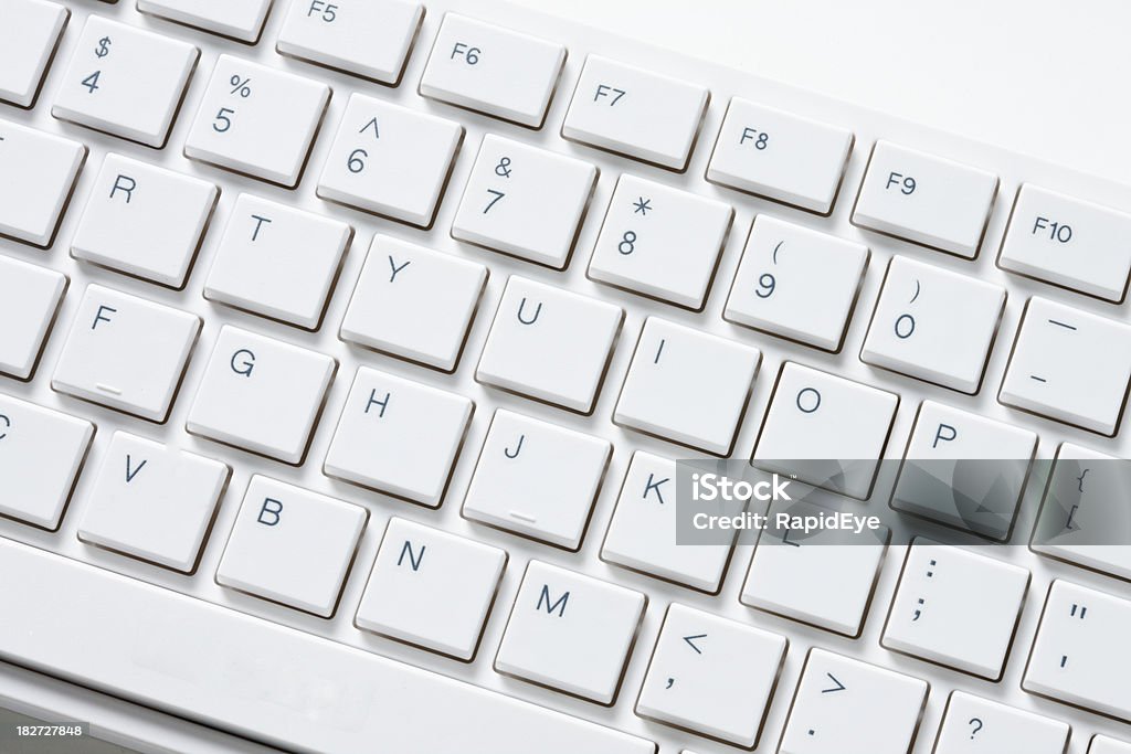 Close-up do teclado de computador - Foto de stock de Teclado de computador royalty-free