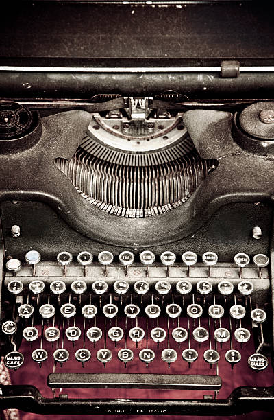 istock Close up of old typewriter 182727905