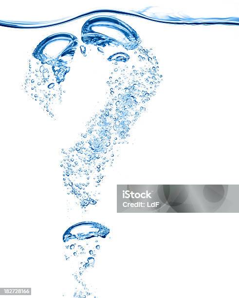 Znak Zapytania Wschodzących - zdjęcia stockowe i więcej obrazów Pytać - Pytać, Rozwiązanie, Woda