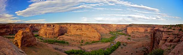Canyon De Chelly Panoramic stock photo