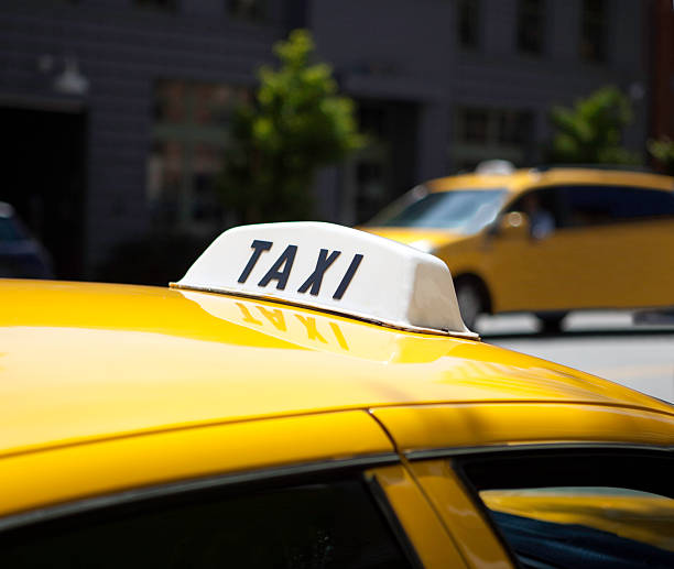 istock Taxi Cab Roof Sign 182728237