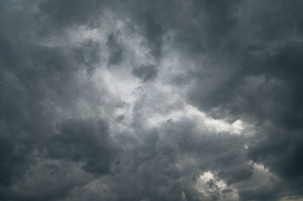thunderstorm cloud stock photo