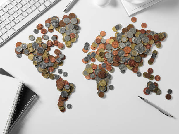 istock Office with the World in Money 182729540