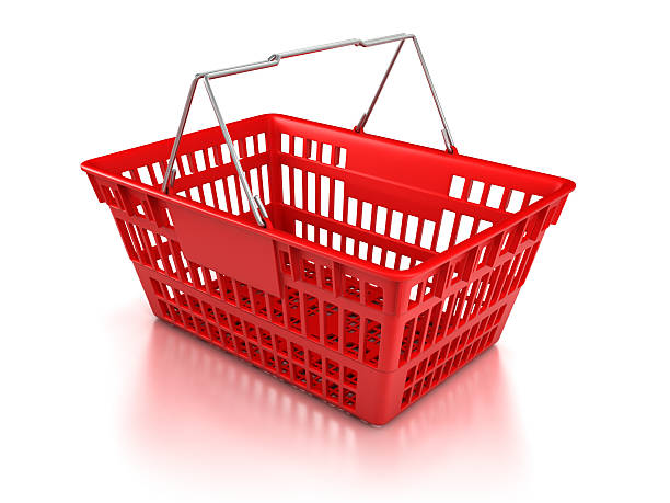 istock Shopping basket - isolated on white with clipping path 182729731