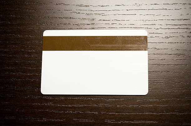 istock Hotel desk / night stand with blank keycard 182729942
