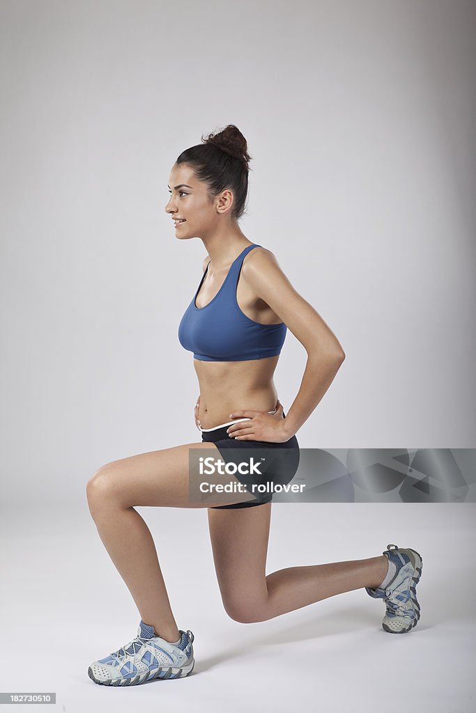 Atleta feminina tudo isso - Foto de stock de 20-24 Anos royalty-free